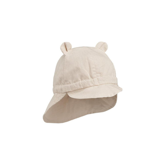 Liewood Gorm Linen Sun Hat With Ears - Sandy